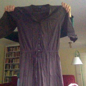 Brown GAP dress, 3/4 length sleeves